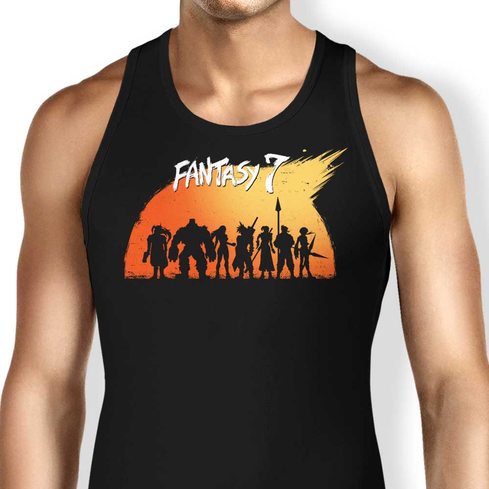 Fantasy 7 Tank Top - Adult & Kids T-Shirts, Sweatshirts & Hoodies apparel design preview 1
