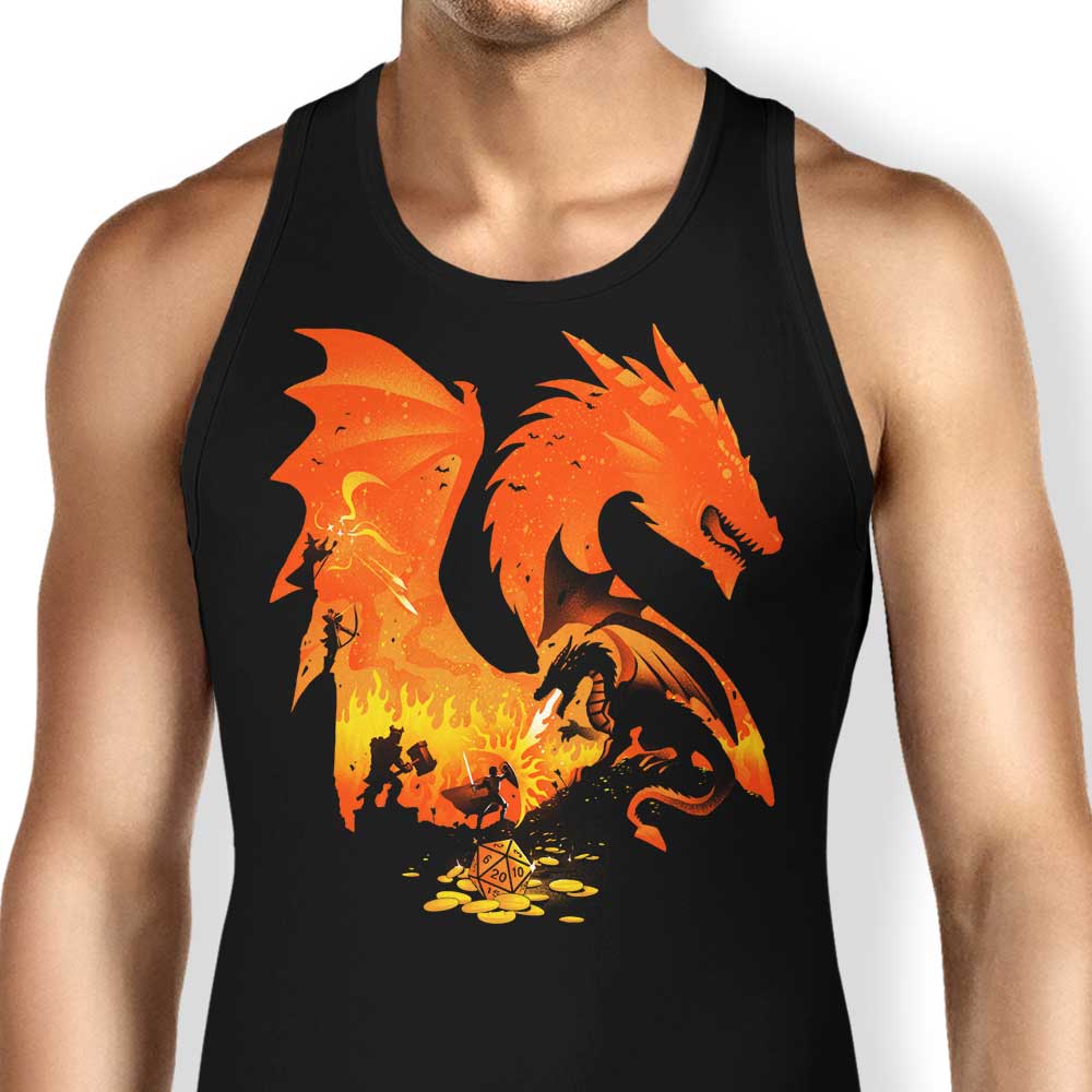 Fantasy Flames Tank Top - Adult & Kids T-Shirts, Sweatshirts & Hoodies apparel design preview 1