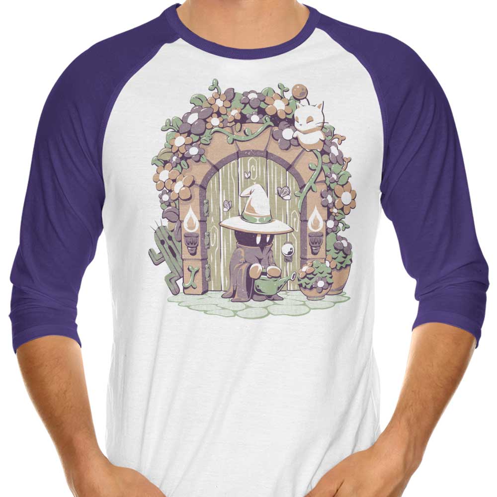 Fantasy Garden 3/4 Sleeve Raglan - Adult & Kids T-Shirts, Sweatshirts & Hoodies apparel design preview 1