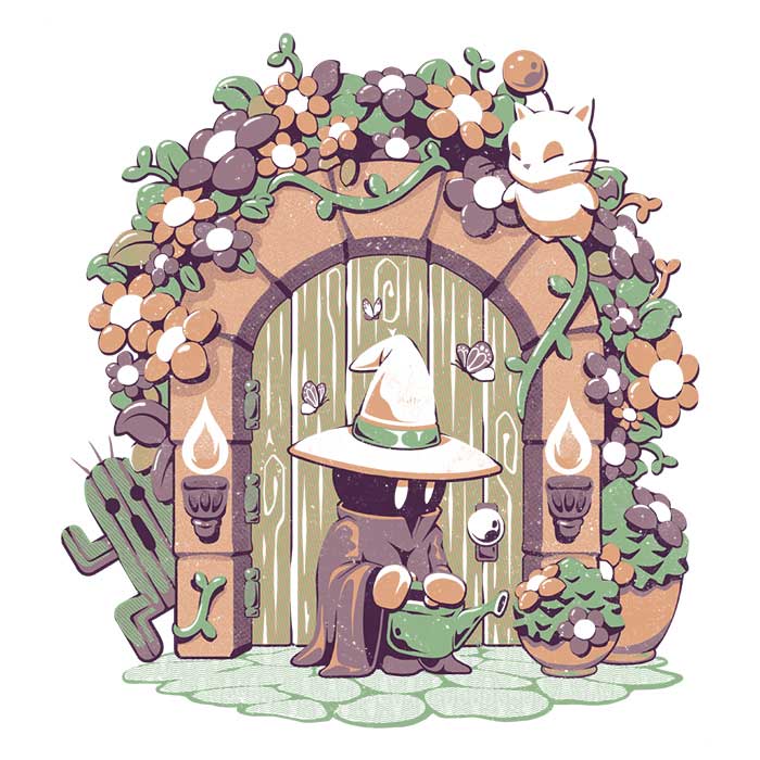 Fantasy Garden Women's V-Neck - Adult & Kids T-Shirts, Sweatshirts & Hoodies apparel design preview 2