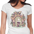 Fantasy Garden Women's V-Neck - Adult & Kids T-Shirts, Sweatshirts & Hoodies apparel design preview 1
