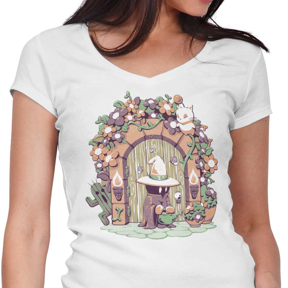 Fantasy Garden Women's V-Neck - Adult & Kids T-Shirts, Sweatshirts & Hoodies apparel design preview 1