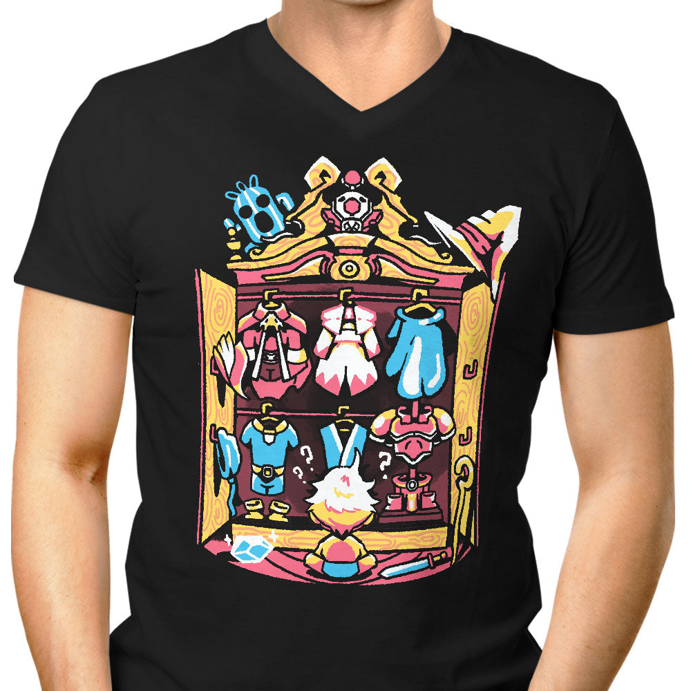 Fantasy Wardrobe Men's V-Neck - Adult & Kids T-Shirts, Sweatshirts & Hoodies apparel design preview 1