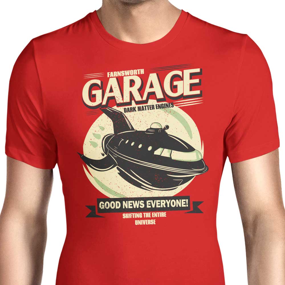 Farnsworth Garage Men's Apparel - Adult & Kids T-Shirts, Sweatshirts & Hoodies apparel design preview 1