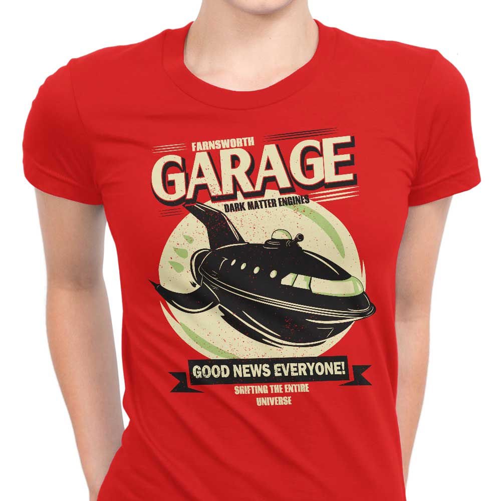 Farnsworth Garage Women's Apparel - Adult & Kids T-Shirts, Sweatshirts & Hoodies apparel design preview 1