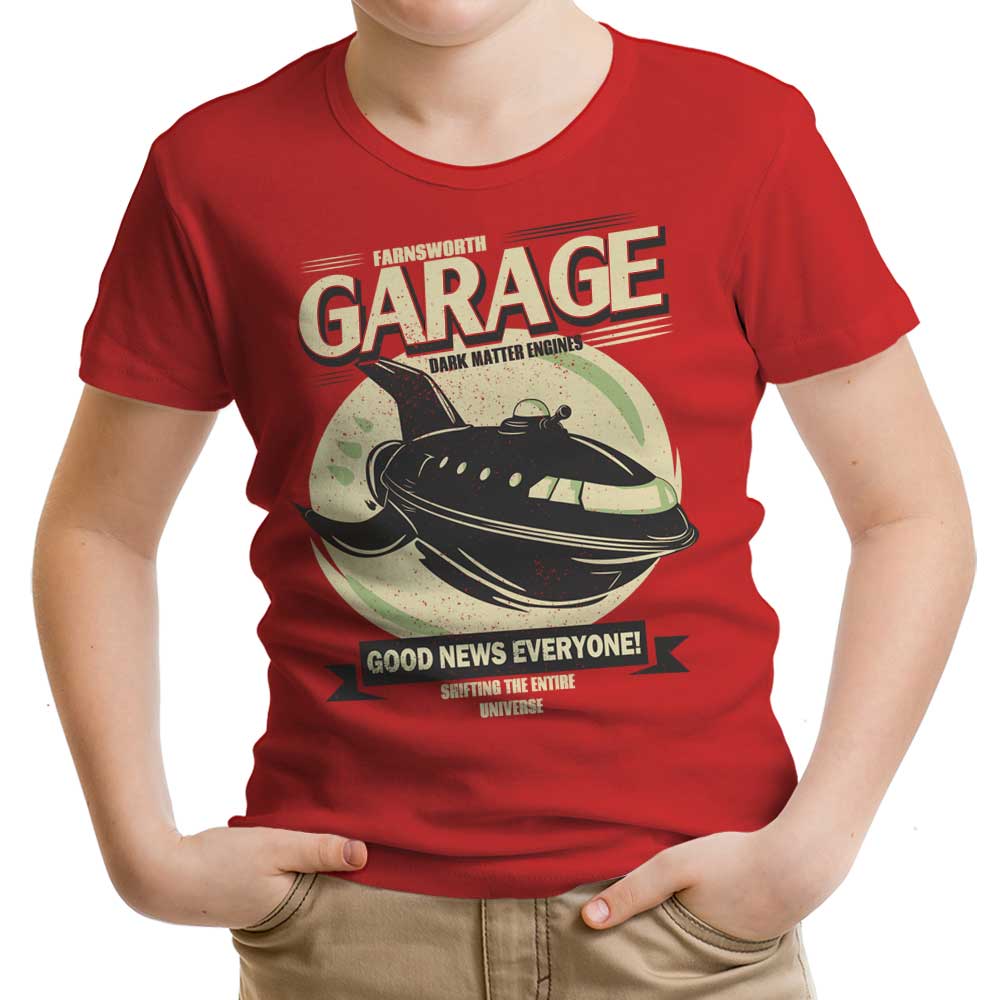 Farnsworth Garage Youth Apparel - Adult & Kids T-Shirts, Sweatshirts & Hoodies apparel design preview 1