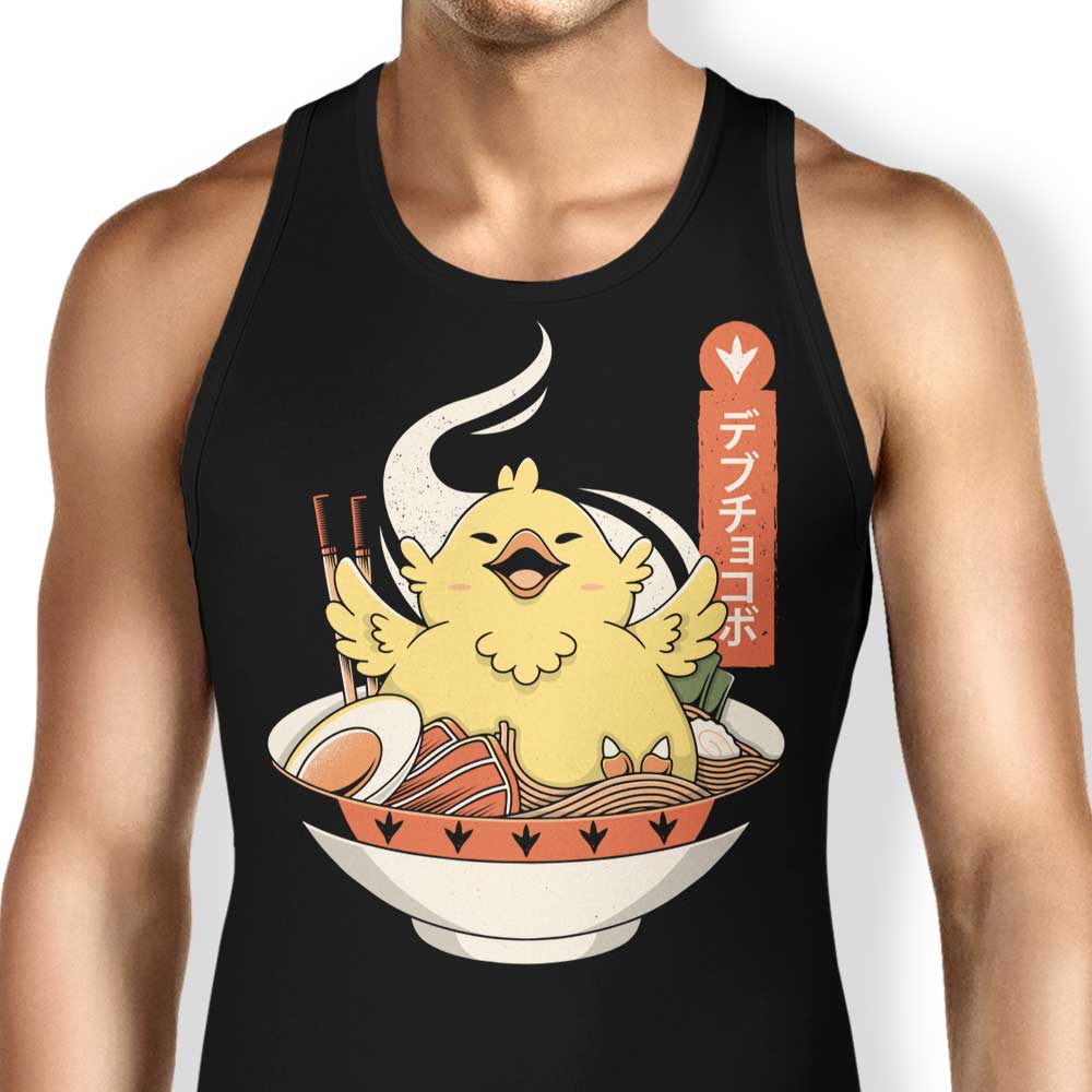 Fat Chocobo Ramen Tank Top - Adult & Kids T-Shirts, Sweatshirts & Hoodies apparel design preview 1