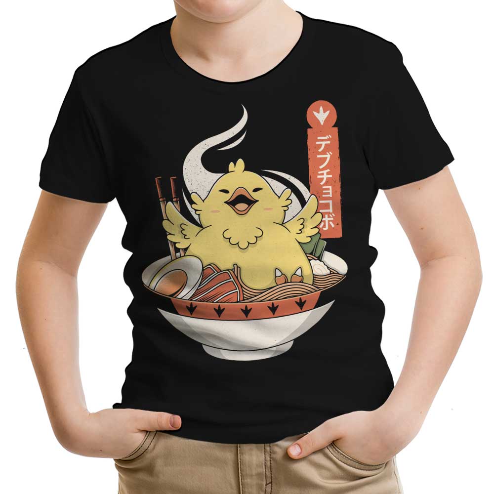 Fat Chocobo Ramen Youth Apparel - Adult & Kids T-Shirts, Sweatshirts & Hoodies apparel design preview 1