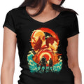 Father and Son Women's V-Neck - Adult & Kids T-Shirts, Sweatshirts & Hoodies apparel design preview 1