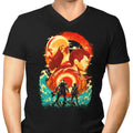 Father and Son Men's V-Neck - Adult & Kids T-Shirts, Sweatshirts & Hoodies apparel design preview 1