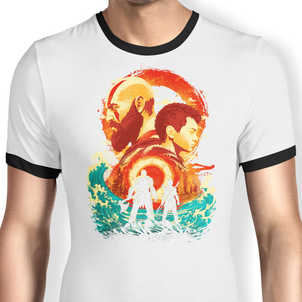 Father and Son Ringer - Adult & Kids T-Shirts, Sweatshirts & Hoodies apparel design preview 1
