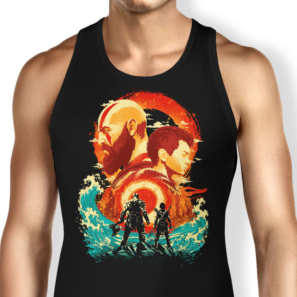 Father and Son Tank Top - Adult & Kids T-Shirts, Sweatshirts & Hoodies apparel design preview 1