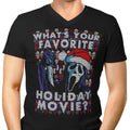 Favorite Holiday Sweater Men's V-Neck - Adult & Kids T-Shirts, Sweatshirts & Hoodies apparel design preview 1