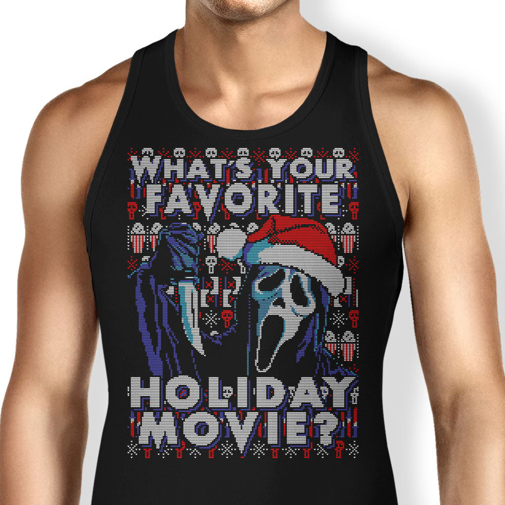 Favorite Holiday Sweater Tank Top - Adult & Kids T-Shirts, Sweatshirts & Hoodies apparel design preview 1