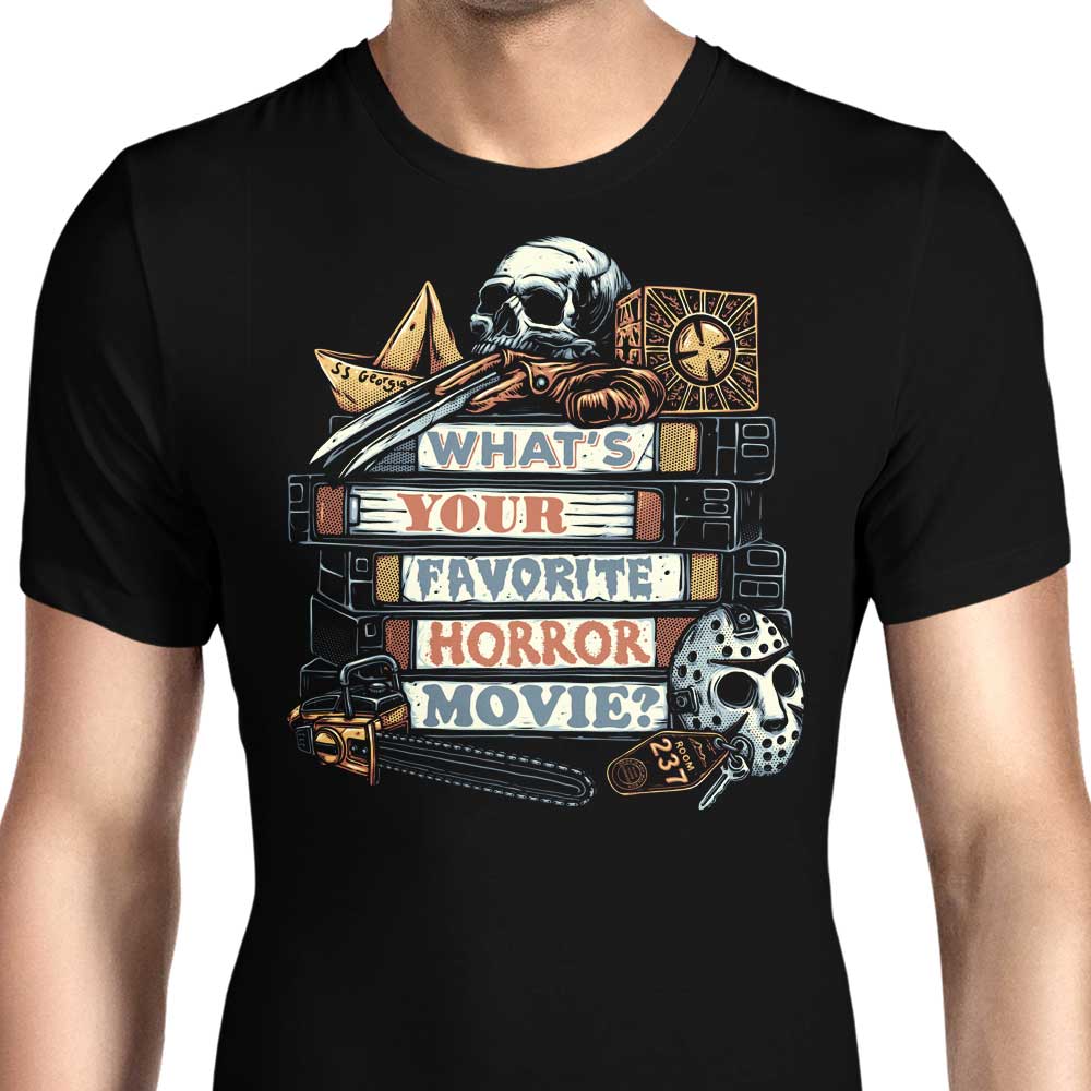 Favorite Horror Movie Men's Apparel - Adult & Kids T-Shirts, Sweatshirts & Hoodies apparel design preview 1