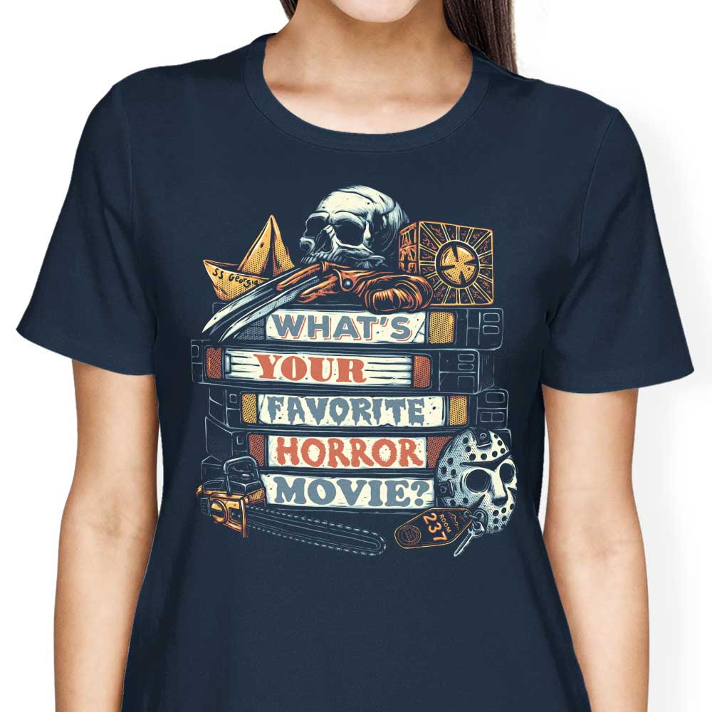 Favorite Horror Movie Women's Apparel - Adult & Kids T-Shirts, Sweatshirts & Hoodies apparel design preview 2