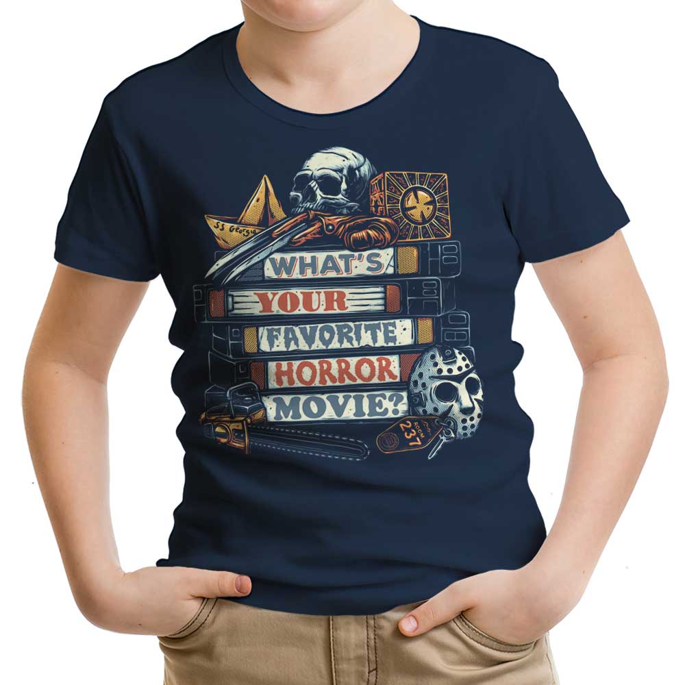 Favorite Horror Movie Youth Apparel - Adult & Kids T-Shirts, Sweatshirts & Hoodies apparel design preview 2
