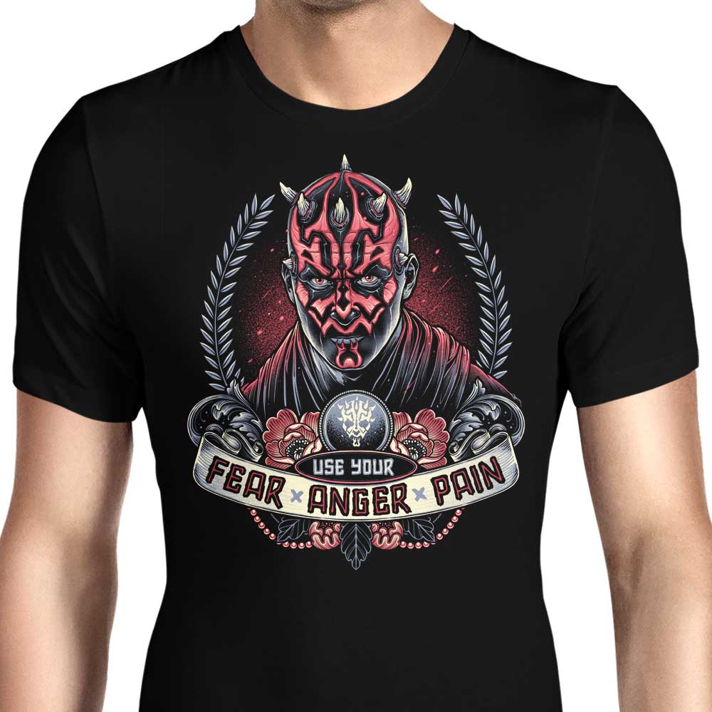 Fear, Anger, Pain Men's Apparel - Adult & Kids T-Shirts, Sweatshirts & Hoodies apparel design preview 1