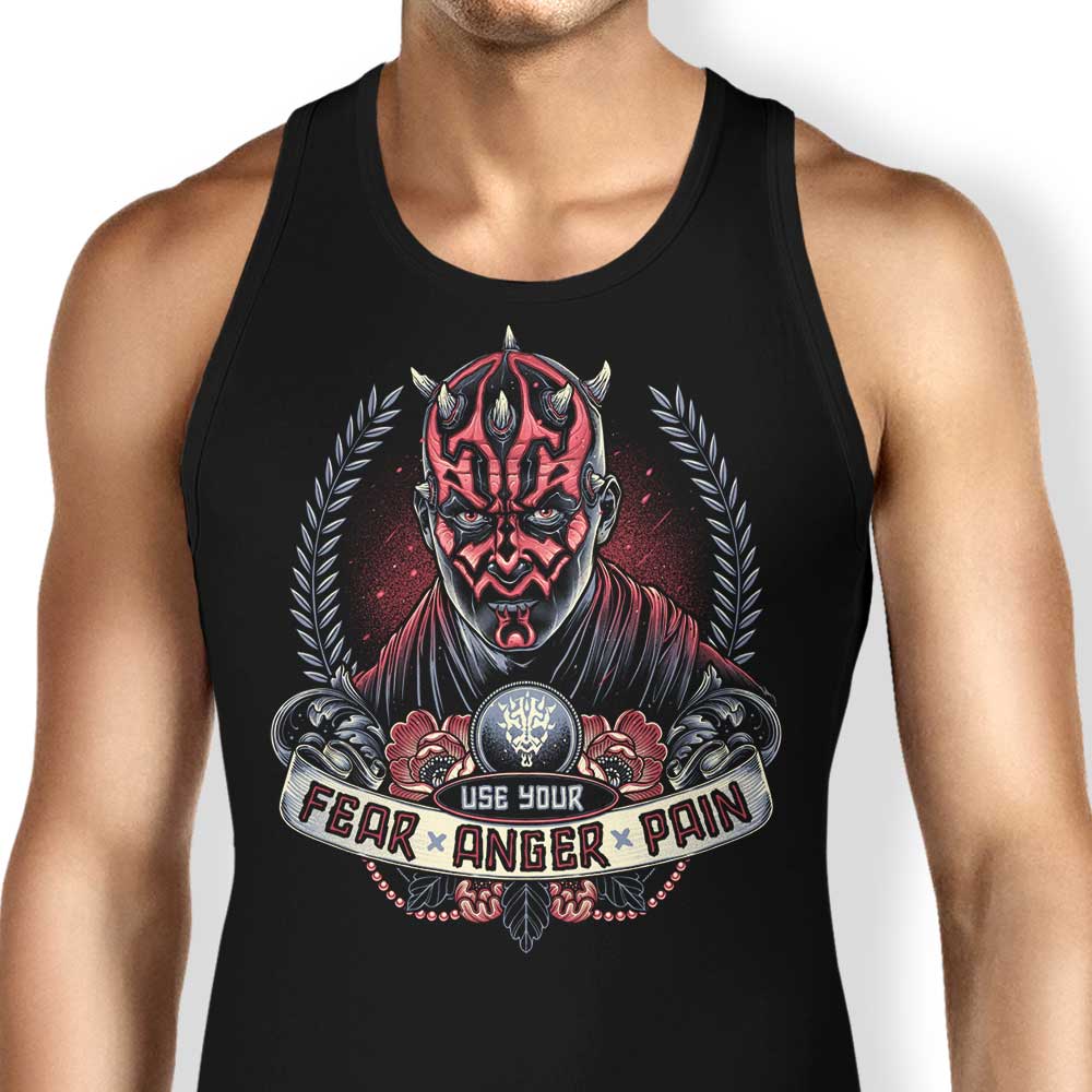Fear, Anger, Pain Tank Top - Adult & Kids T-Shirts, Sweatshirts & Hoodies apparel design preview 1