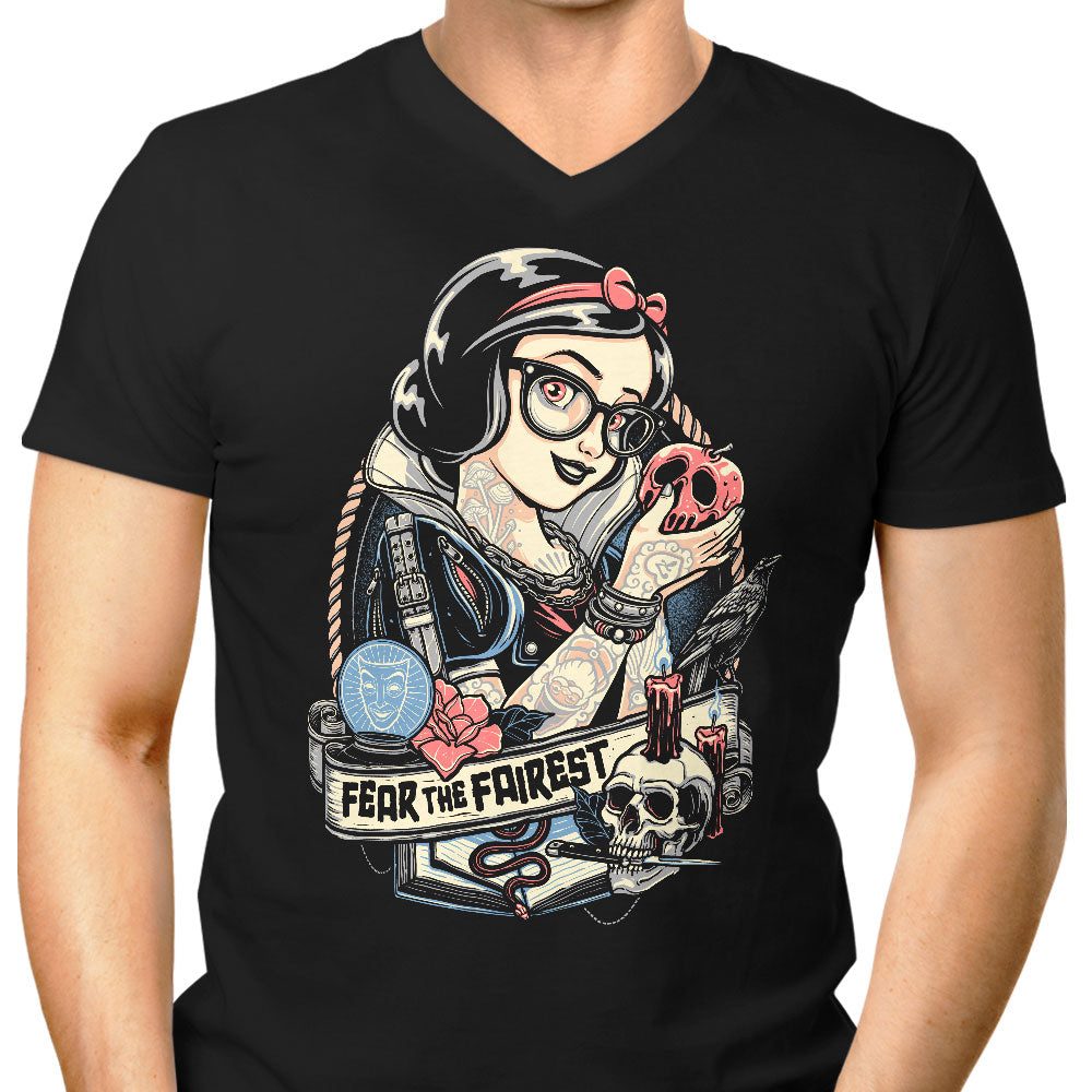 Fear the Fairest Men's V-Neck - Adult & Kids T-Shirts, Sweatshirts & Hoodies apparel design preview 1
