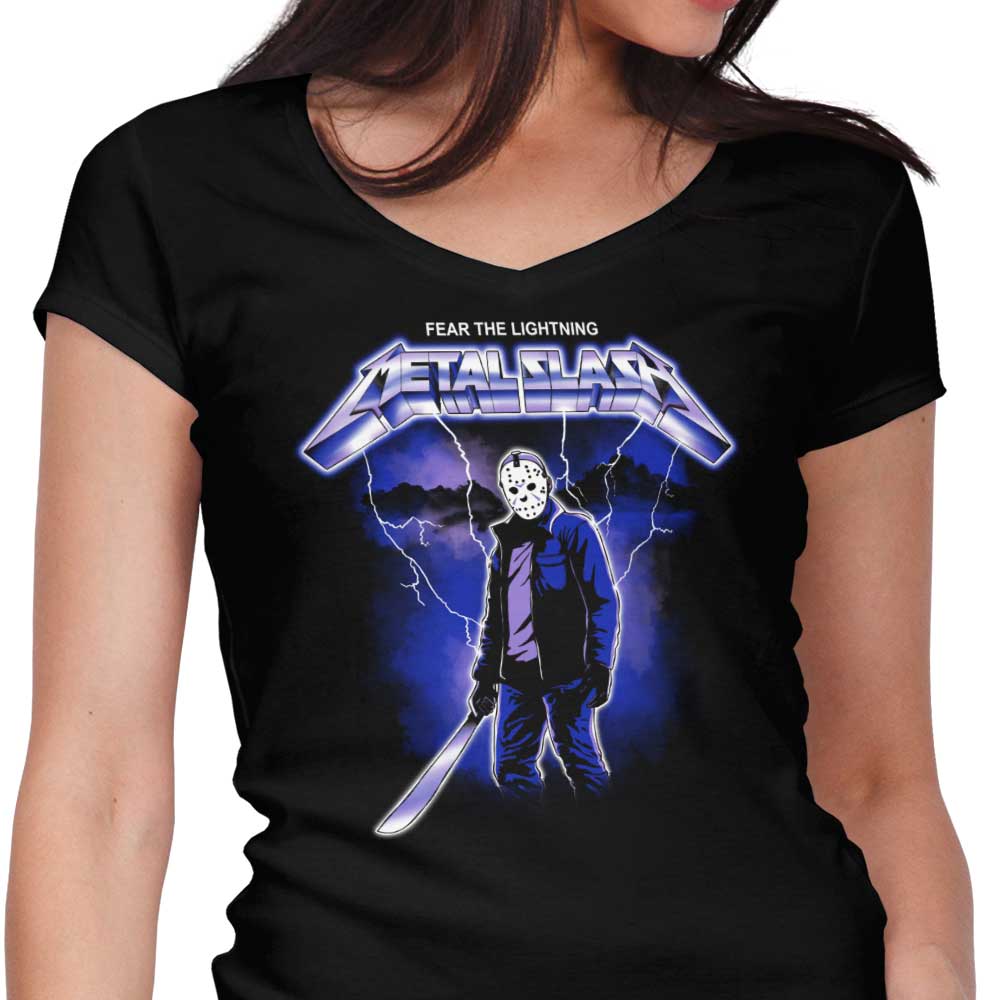 Fear the Lightning Women's V-Neck - Adult & Kids T-Shirts, Sweatshirts & Hoodies apparel design preview 1