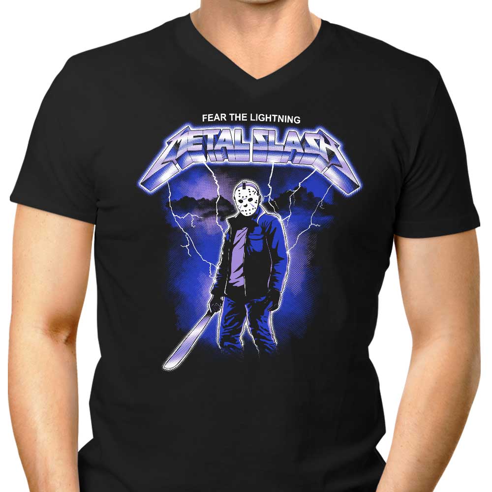 Fear the Lightning Men's V-Neck - Adult & Kids T-Shirts, Sweatshirts & Hoodies apparel design preview 1