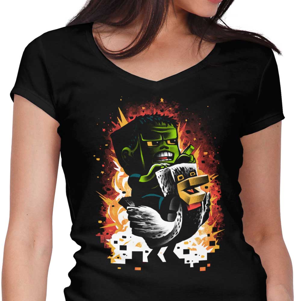 Feathered Fear Women's V-Neck - Adult & Kids T-Shirts, Sweatshirts & Hoodies apparel design preview 1