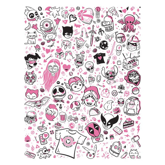 February Doodles - Adult & Kids T-Shirts, Sweatshirts & Hoodies apparel design preview 2