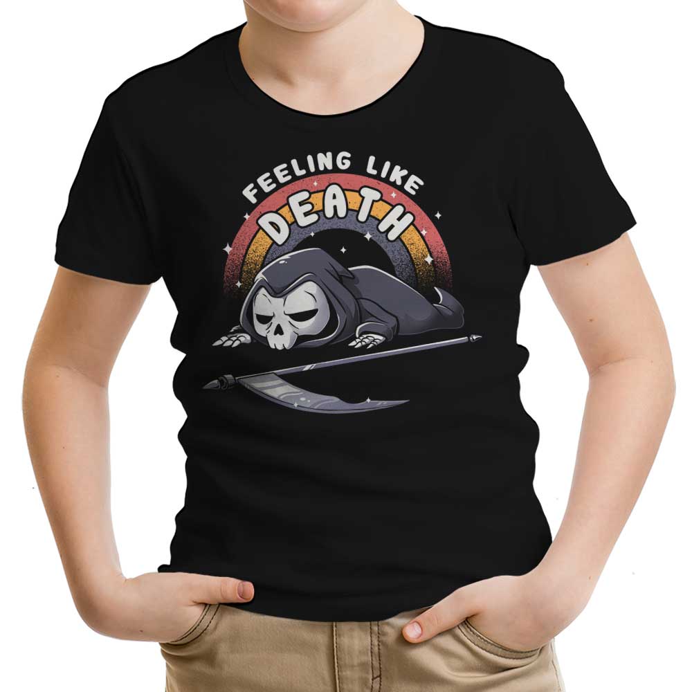Feeling Like Death Youth Apparel - Adult & Kids T-Shirts, Sweatshirts & Hoodies apparel design preview 1