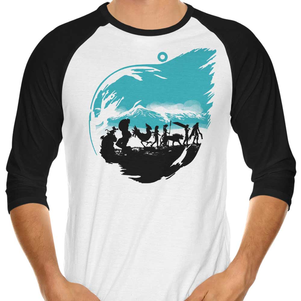 Fellowship of the Fantasy 3/4 Sleeve Raglan - Adult & Kids T-Shirts, Sweatshirts & Hoodies apparel design preview 1
