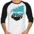 Fellowship of the Fantasy 3/4 Sleeve Raglan - Adult & Kids T-Shirts, Sweatshirts & Hoodies apparel design preview 1