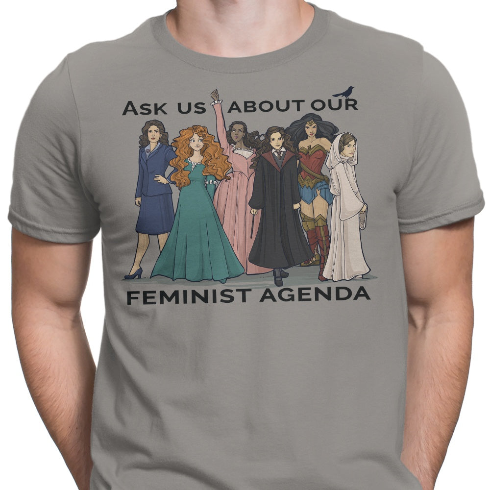 Feminist Agenda Men's Apparel - Adult & Kids T-Shirts, Sweatshirts & Hoodies apparel design preview 2
