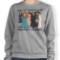 Feminist Agenda - Adult & Kids T-Shirts, Sweatshirts & Hoodies apparel design preview 1