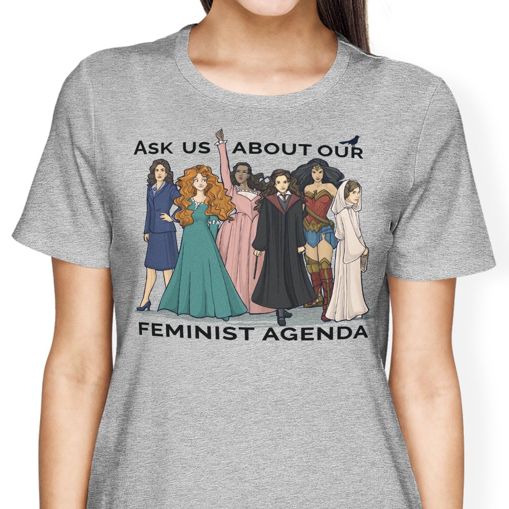 Feminist Agenda Women's Apparel - Adult & Kids T-Shirts, Sweatshirts & Hoodies apparel design preview 2