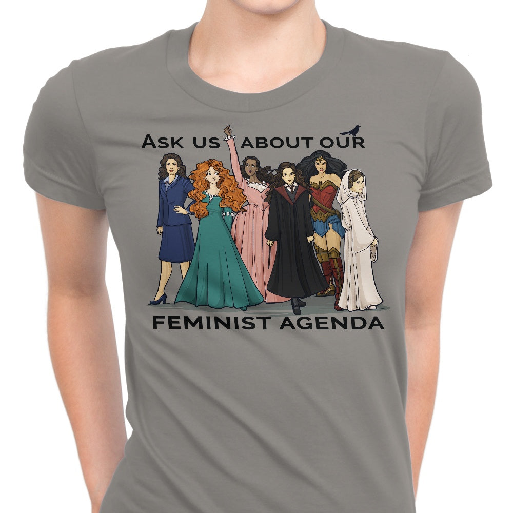 Feminist Agenda Women's Apparel - Adult & Kids T-Shirts, Sweatshirts & Hoodies apparel design preview 1