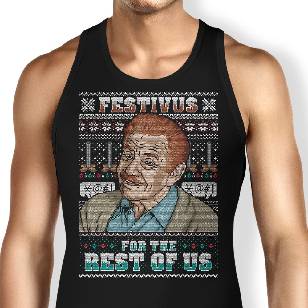 Festivus for the Rest of Us Sweater Tank Top - Adult & Kids T-Shirts, Sweatshirts & Hoodies apparel design preview 1