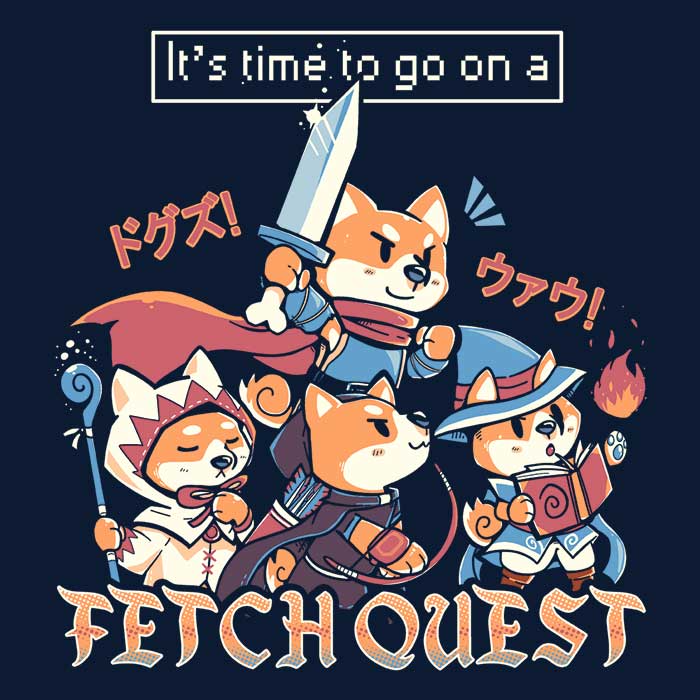 Fetch Quest Tank Top - Adult & Kids T-Shirts, Sweatshirts & Hoodies apparel design preview 2