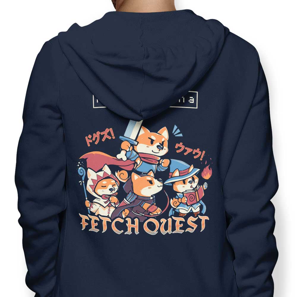 Fetch Quest - Adult & Kids T-Shirts, Sweatshirts & Hoodies apparel design preview 1