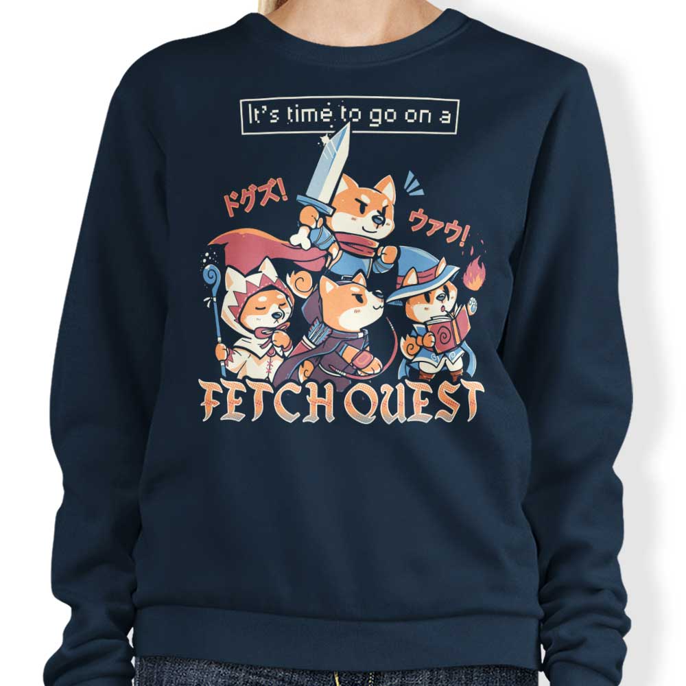 Fetch Quest - Adult & Kids T-Shirts, Sweatshirts & Hoodies apparel design preview 1