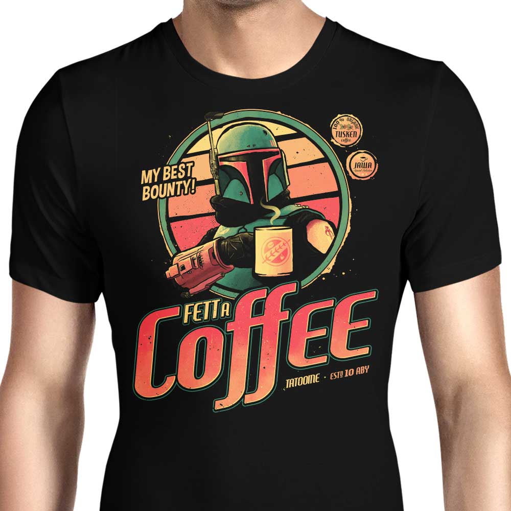 Fett A Coffee Men's Apparel - Adult & Kids T-Shirts, Sweatshirts & Hoodies apparel design preview 1