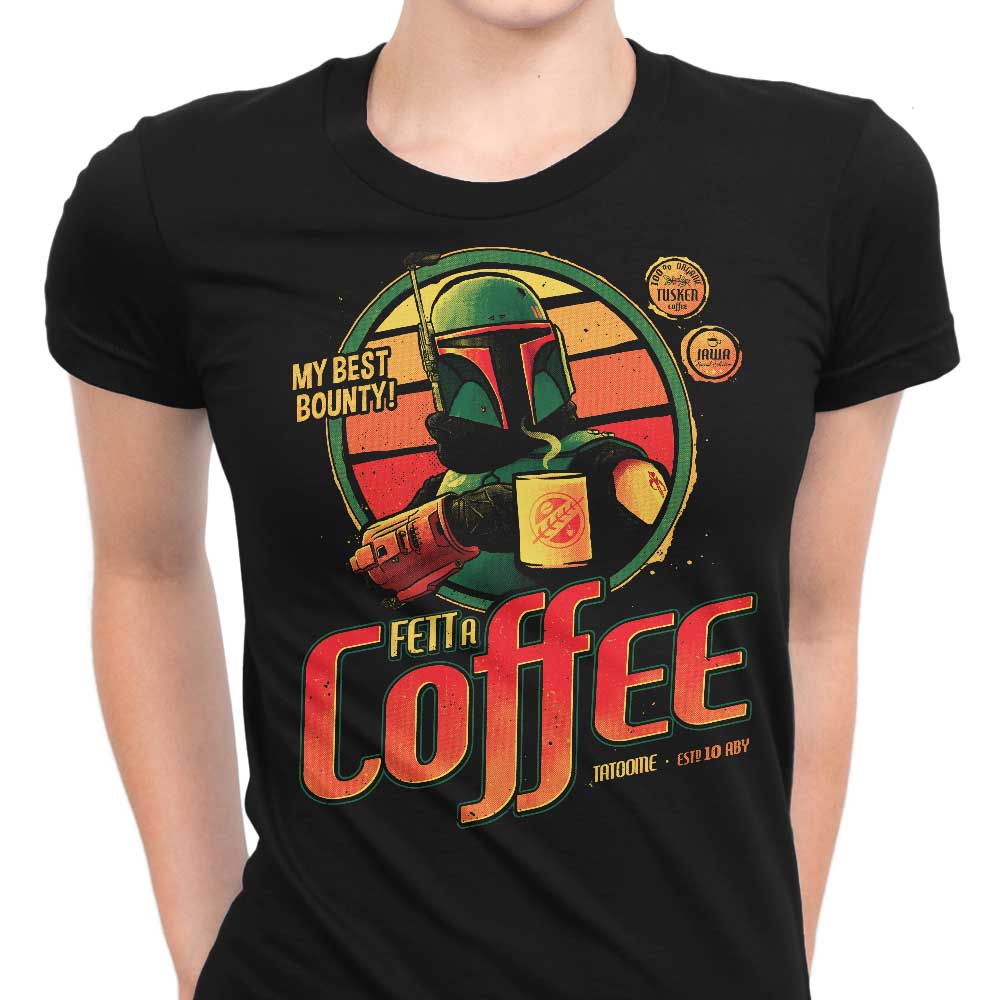 Fett A Coffee Women's Apparel - Adult & Kids T-Shirts, Sweatshirts & Hoodies apparel design preview 1