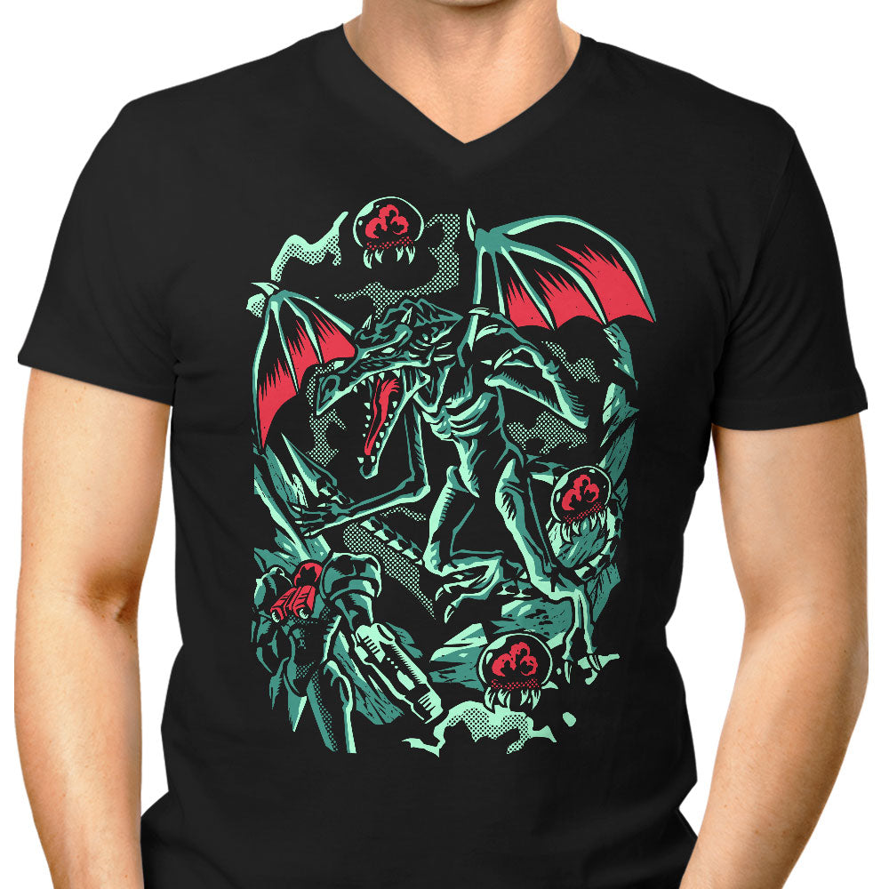 Fierce Fight Men's V-Neck - Adult & Kids T-Shirts, Sweatshirts & Hoodies apparel design preview 1
