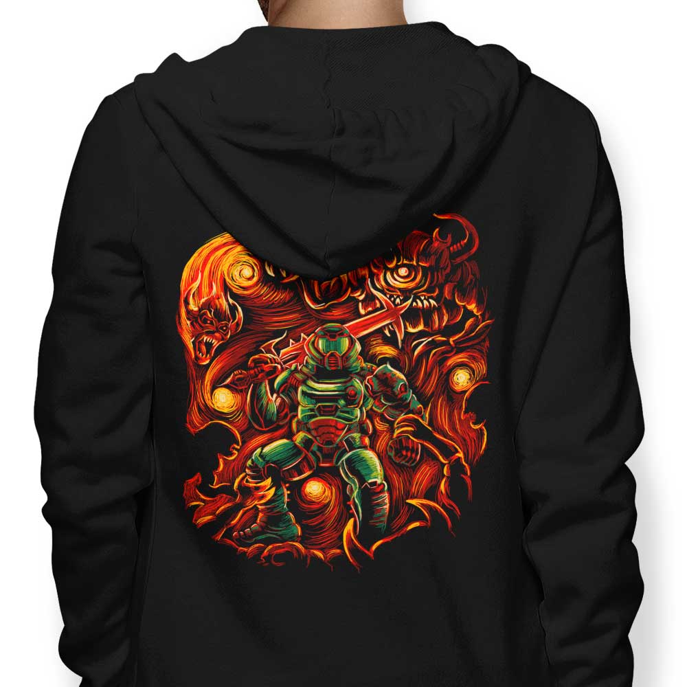 Fiery Night - Adult & Kids T-Shirts, Sweatshirts & Hoodies apparel design preview 1