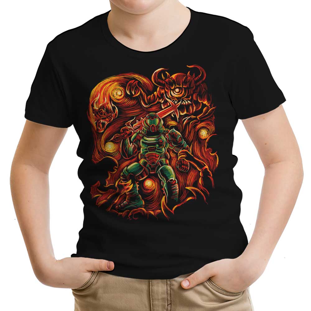 Fiery Night Youth Apparel - Adult & Kids T-Shirts, Sweatshirts & Hoodies apparel design preview 1