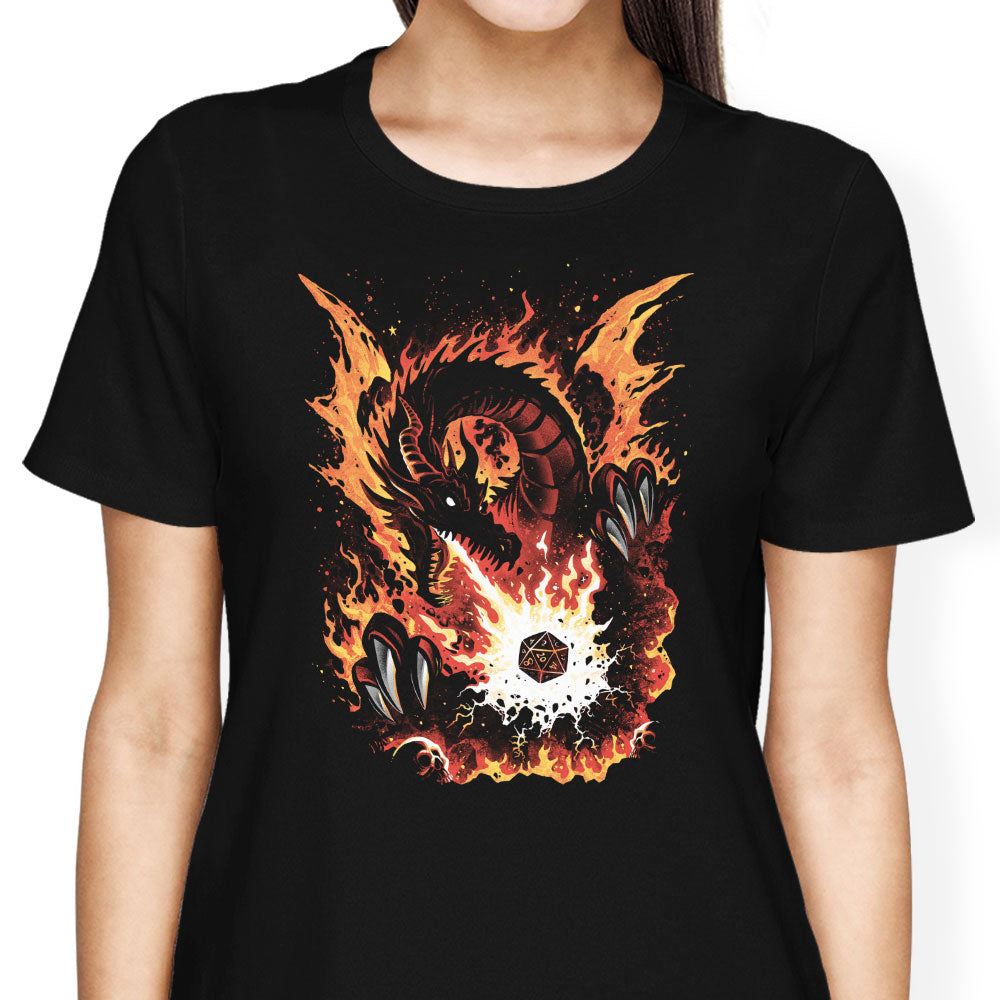 Fiery Red Dragon Women's Apparel - Adult & Kids T-Shirts, Sweatshirts & Hoodies apparel design preview 1