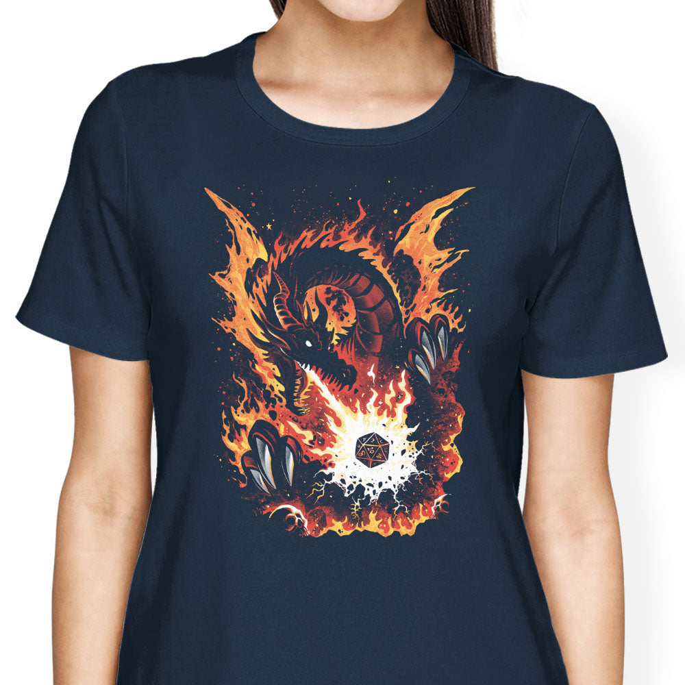 Fiery Red Dragon Women's Apparel - Adult & Kids T-Shirts, Sweatshirts & Hoodies apparel design preview 2