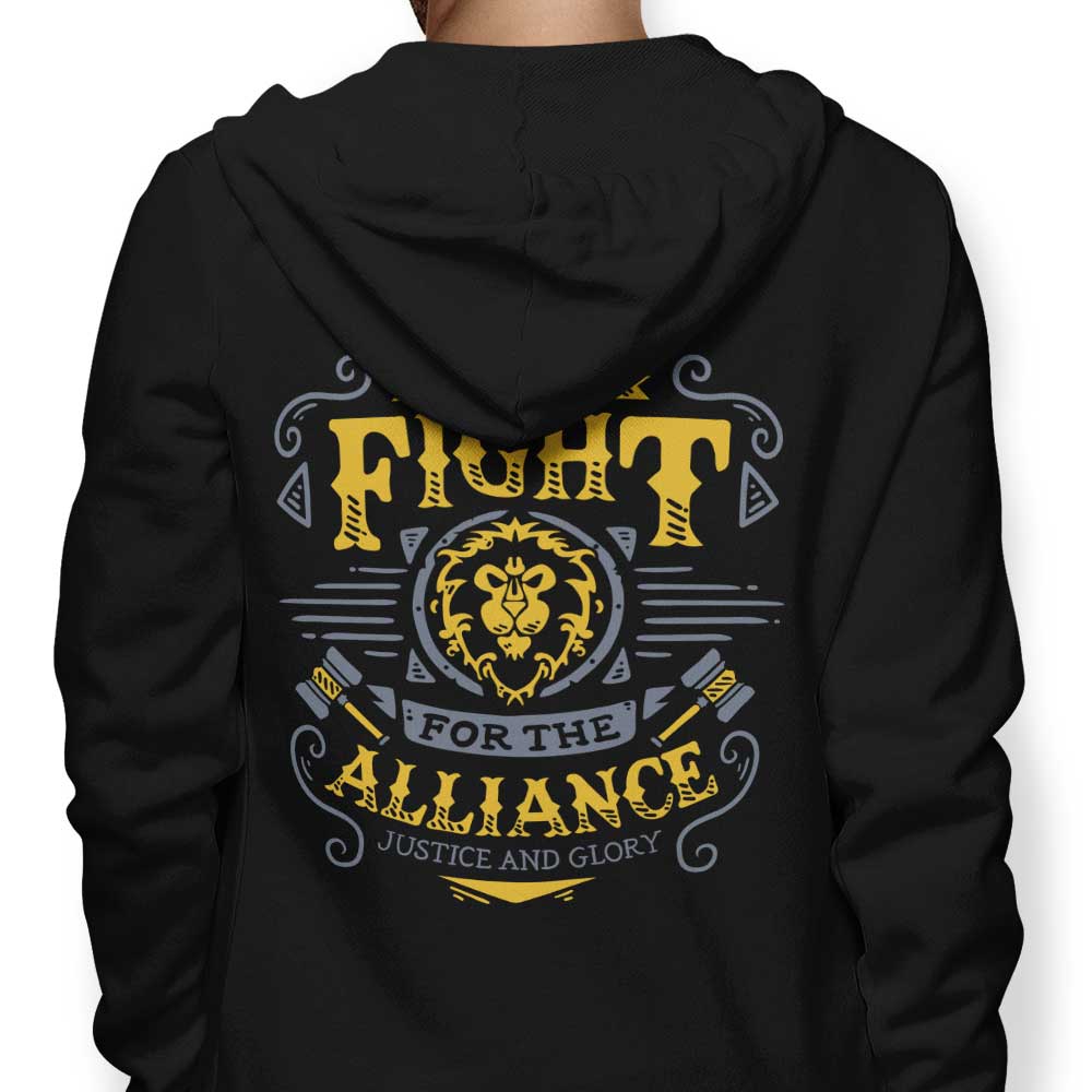 Fight for the Alliance - Adult & Kids T-Shirts, Sweatshirts & Hoodies apparel design preview 1