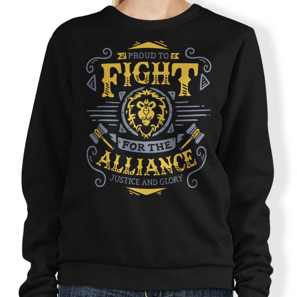 Fight for the Alliance - Adult & Kids T-Shirts, Sweatshirts & Hoodies apparel design preview 1