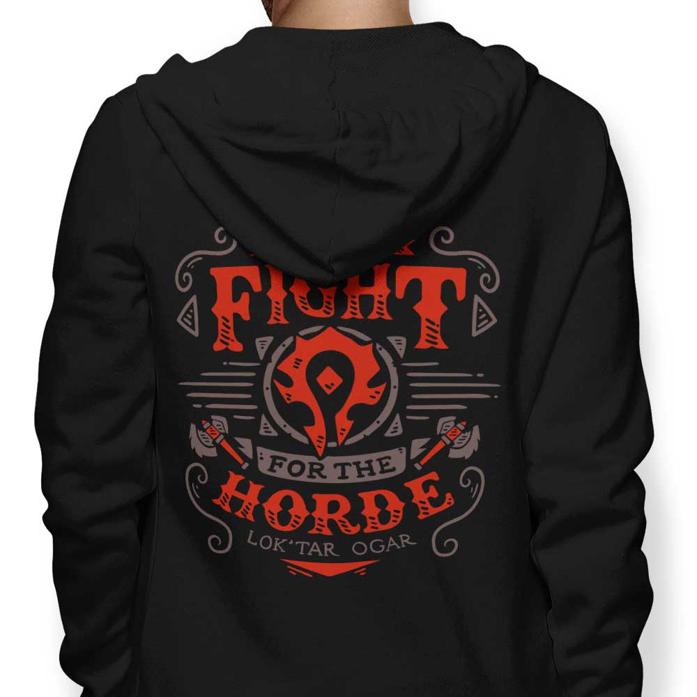 Fight for the Horde - Adult & Kids T-Shirts, Sweatshirts & Hoodies apparel design preview 1