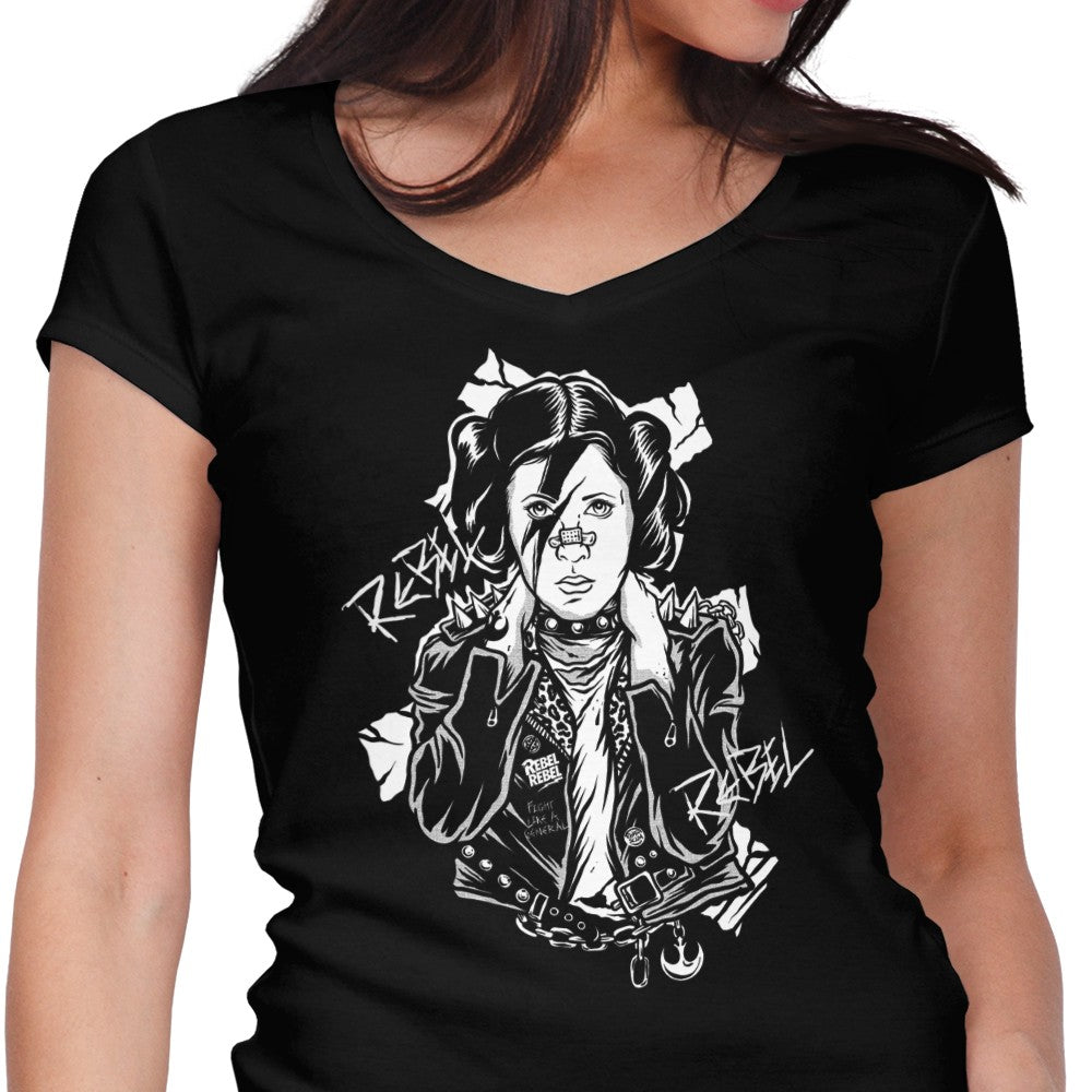 Fight Like a General Women's V-Neck - Adult & Kids T-Shirts, Sweatshirts & Hoodies apparel design preview 1